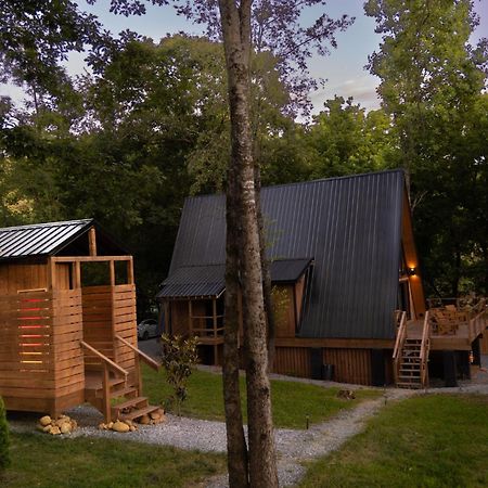 Valhalla Cabins Aframes With Hot Tubs & Sauna Cosby Exteriér fotografie