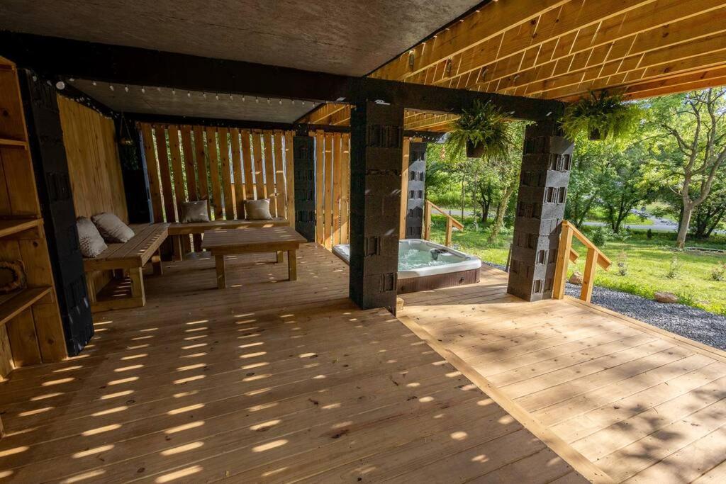 Valhalla Cabins Aframes With Hot Tubs & Sauna Cosby Exteriér fotografie