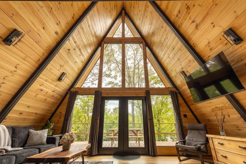 Valhalla Cabins Aframes With Hot Tubs & Sauna Cosby Exteriér fotografie