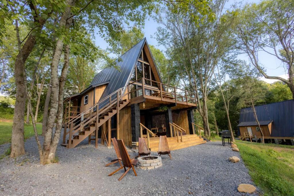 Valhalla Cabins Aframes With Hot Tubs & Sauna Cosby Exteriér fotografie
