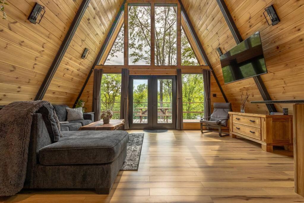 Valhalla Cabins Aframes With Hot Tubs & Sauna Cosby Exteriér fotografie