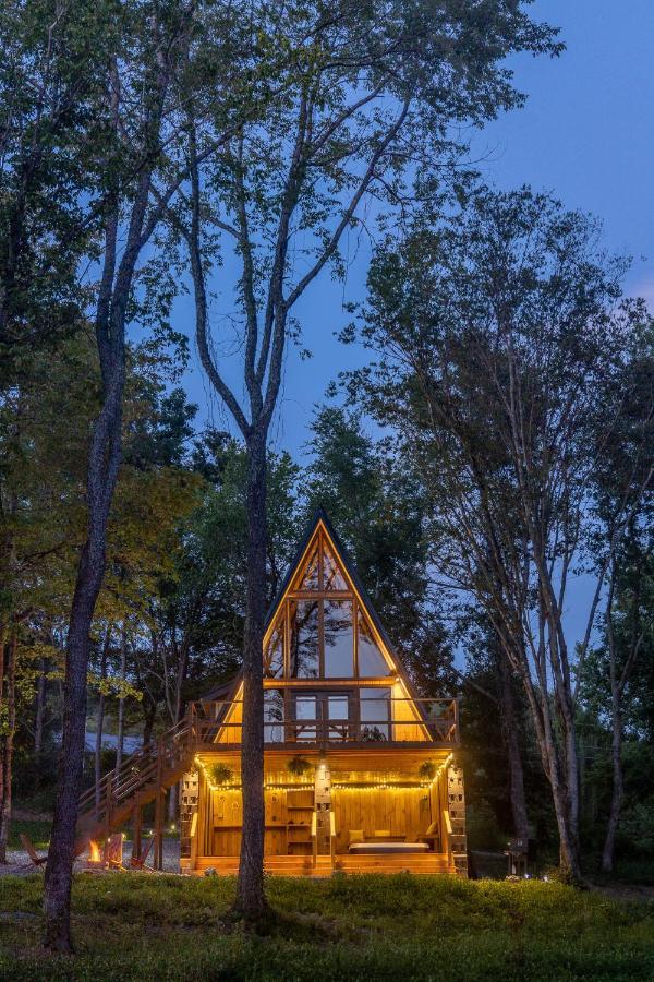 Valhalla Cabins Aframes With Hot Tubs & Sauna Cosby Exteriér fotografie