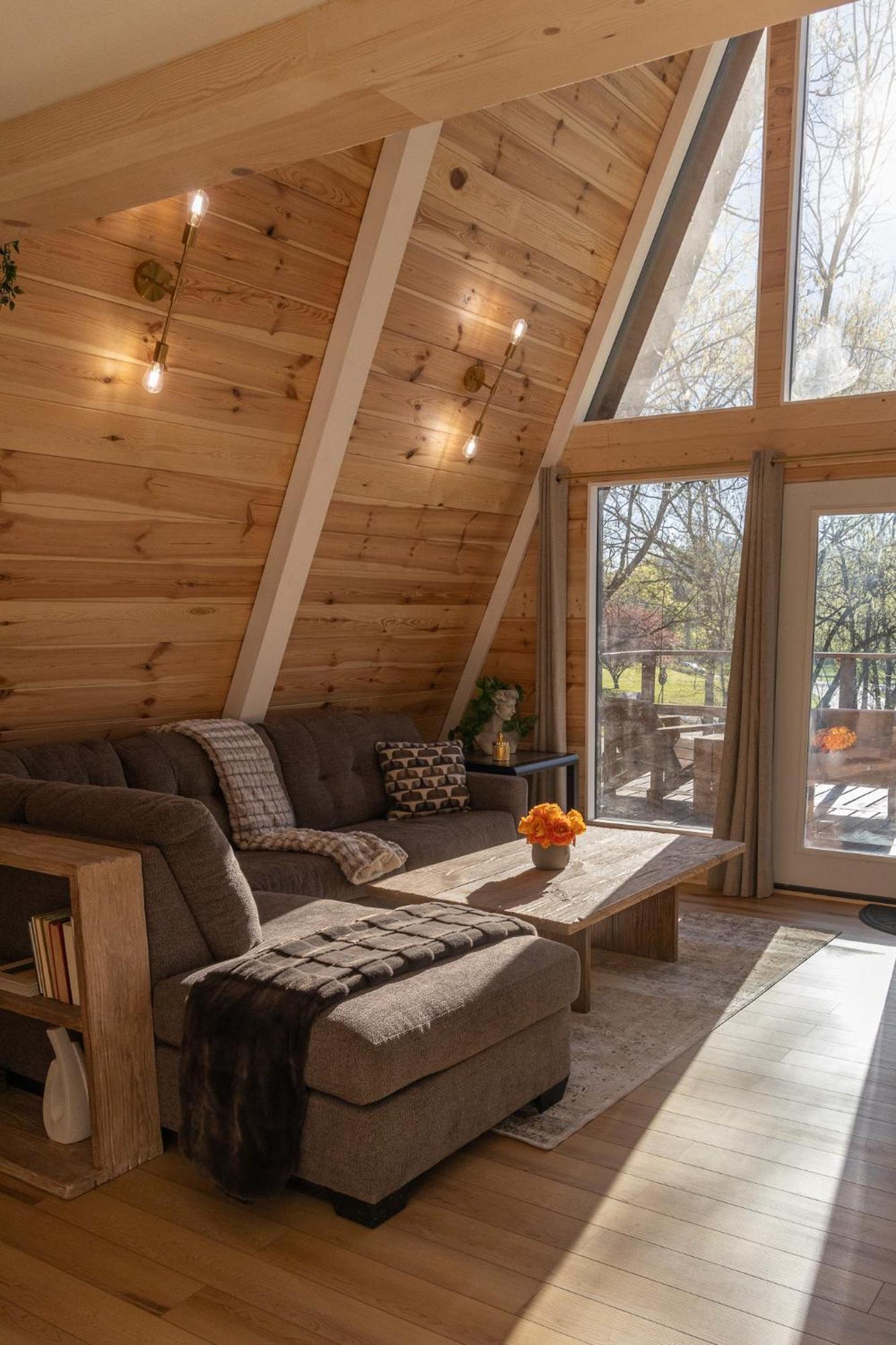 Valhalla Cabins Aframes With Hot Tubs & Sauna Cosby Exteriér fotografie